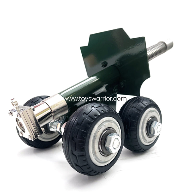 Upgraded 4 Wheels Mini Cannon DK2.0 - Metal Artillery Firecracker Model